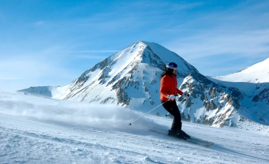 Bułgarskie góry zimą 2023. Kurort narciarski Bansko