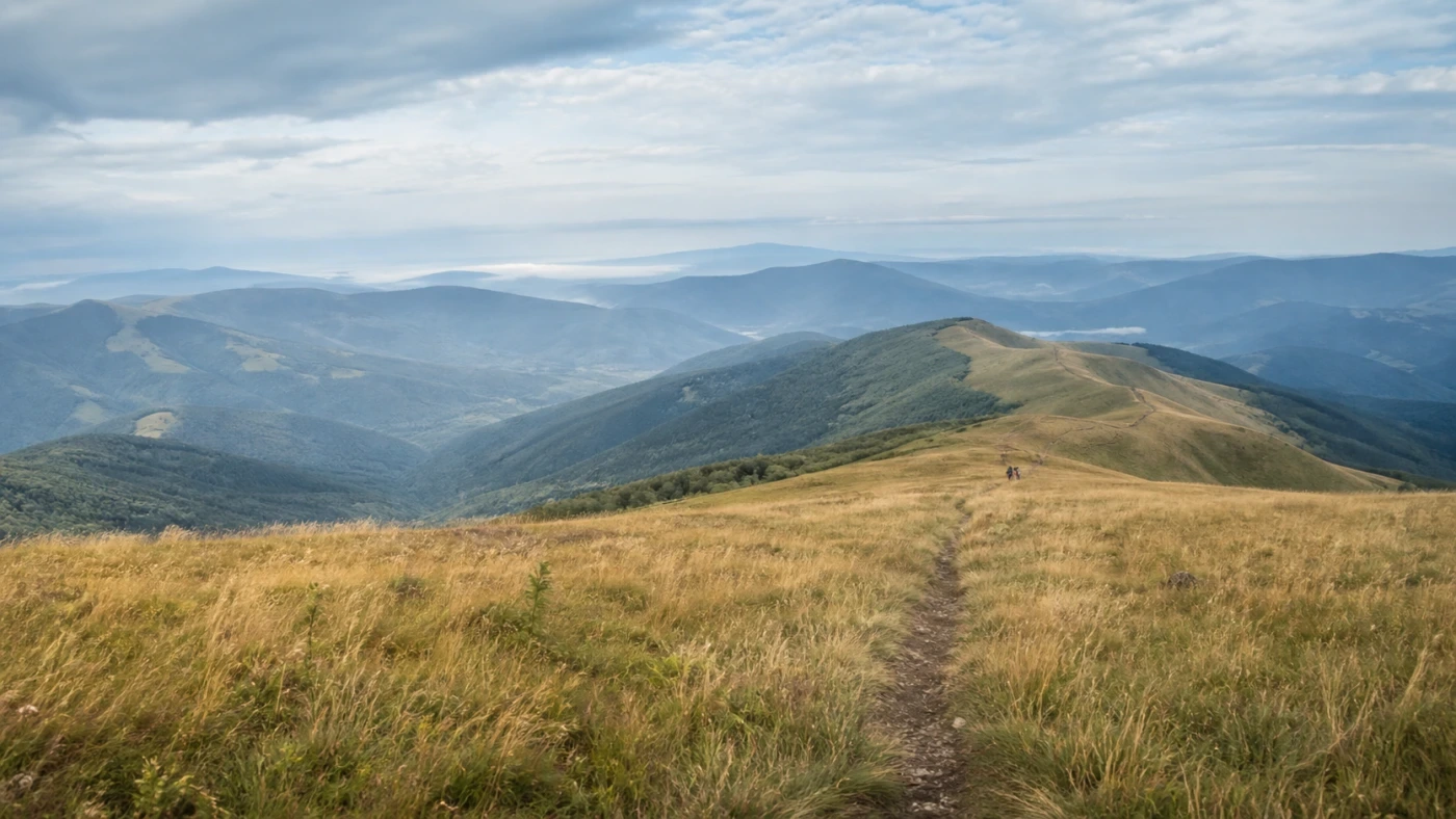 Fotorealistyczna ilustracja podróżnicza: Bieszczadzkie opowieści