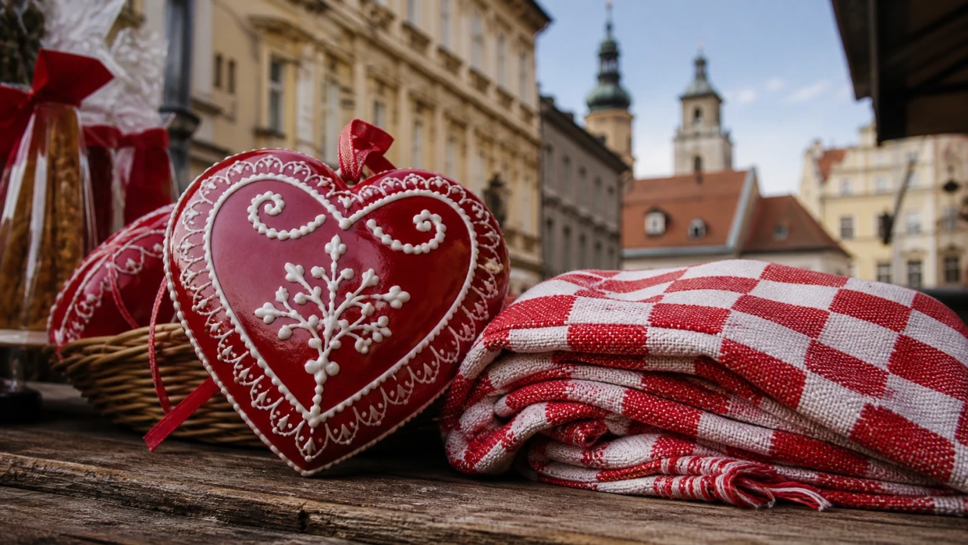 Fotorealistyczna ilustracja podróżnicza: Chorwacja - symbole narodowe