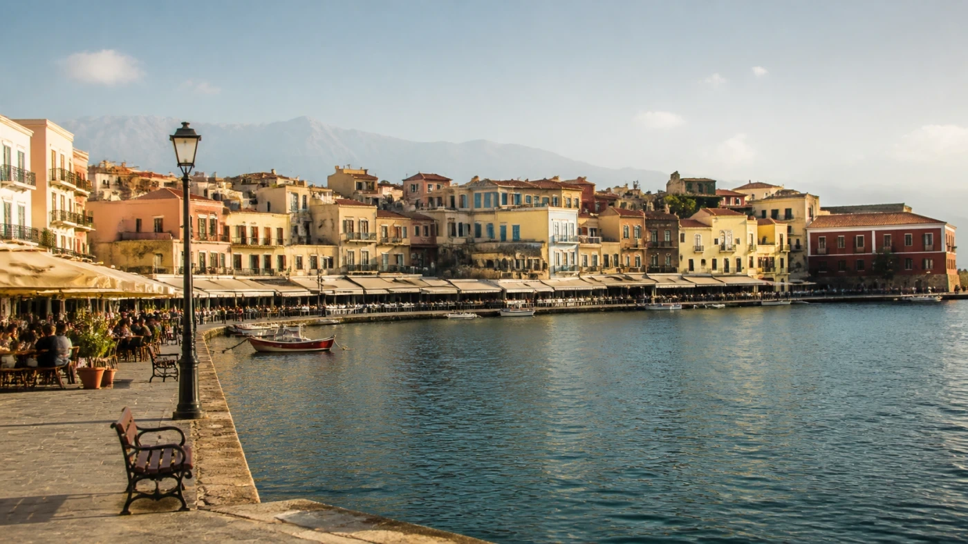 Fotorealistyczna ilustracja podróżnicza: Kreta – najciekawsze miejsca i atrakcje wyspy