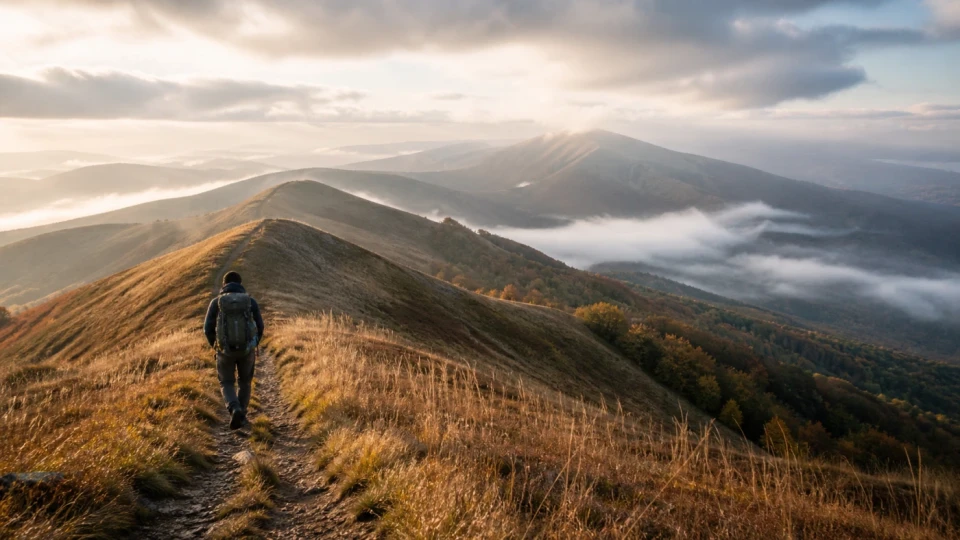 Fotorealistyczna ilustracja podróżnicza: A gdyby tak... wyjechać w Bieszczady?