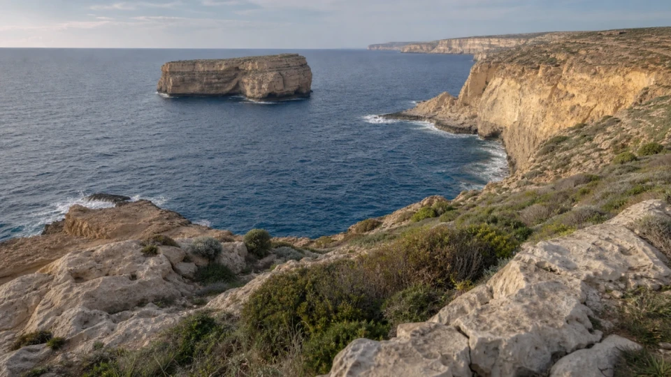 Fotorealistyczna ilustracja podróżnicza: Idylliczna wyspa? Gozo (Malta)