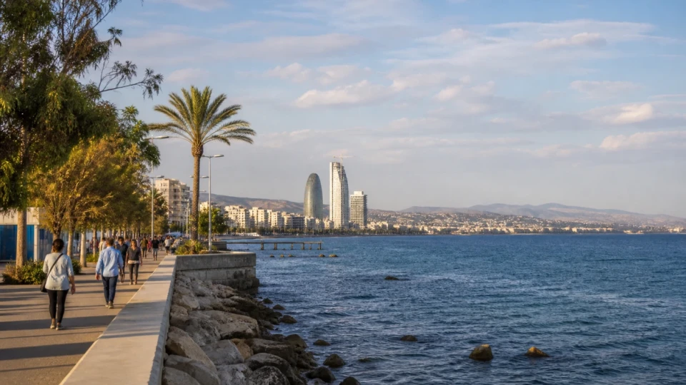 Fotorealistyczna ilustracja podróżnicza: Top atrakcje Limassol (Cypr). Co zobaczyć?