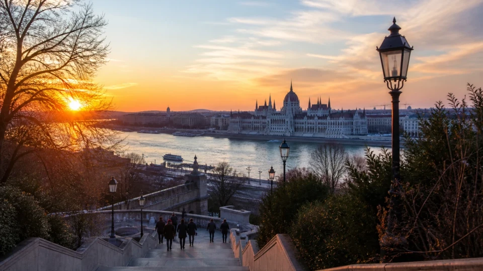 Fotorealistyczna ilustracja podróżnicza: Świąteczny Budapeszt. Doskonały pomysł na ekspresowe zwiedzanie zimą?
