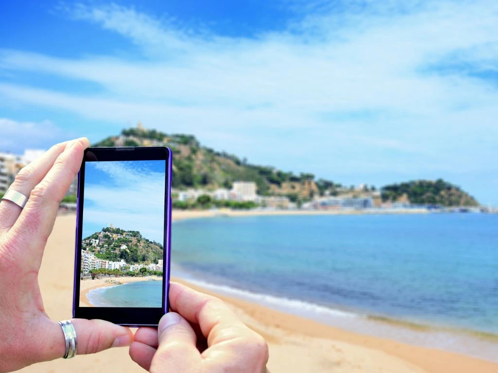 Telefon komórkowy na wakacjach