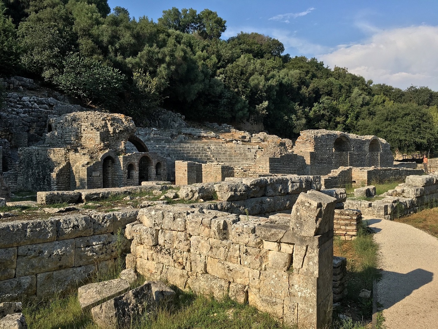 Albania, Bałkany, Butrina, Starożytne miasto, 