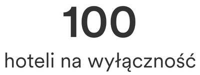 100 hoteli na wyłączność