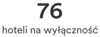 100 hoteli na wyłączność
